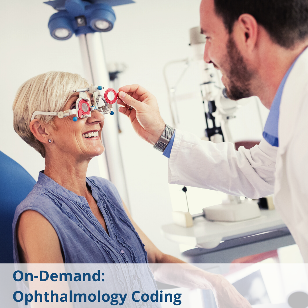 Webinar Website Graphic On-Demand  Ophthalmology Coding