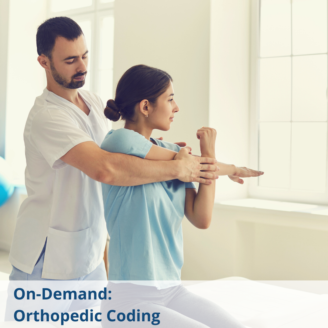 Webinar Website Graphic On-Demand  Orthopedic Coding